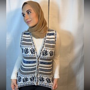 S.M.L Sport Vintage Sweater Vest Size S